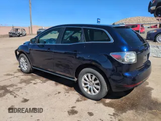 2011 Mazda CX-7 i SV with VIN JM3ER2A51B0354735, listed as a Copart auction lot 50057095 with 140,764 mi miles and Salvage Title. Bid and sale history available at carsss.com. Image 2.