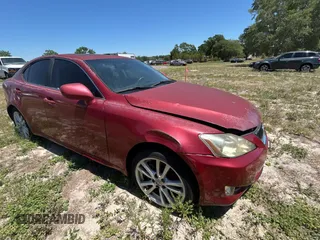 2006 Lexus IS 250 with VIN JTHCK262762007289, listed as a Copart auction lot 53722705 with 106,668 mi miles and Clean Title. Bid and sale history available at DreamBid. Image 1.