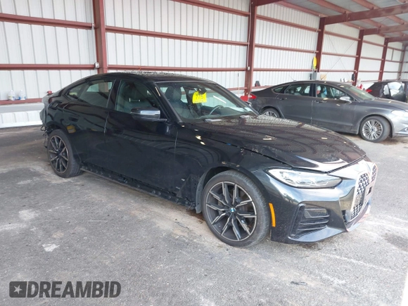 2023 BMW 4 Series 430i xDrive z VIN WBA73AV00PFP22674, wystawiony jako IAAI lot #42619544 z przebiegiem 37 837 mil mil oraz . Historia ofert i sprzedaży dostępna na DreamBid. Obrazek 1.