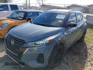 2023 Nissan Kicks SR with VIN 3N1CP5DV1PL502706, listed as a IAAI auction lot 41824341 with 42,383 mi miles. Bid and sale history available at carsss.com. Image 2.