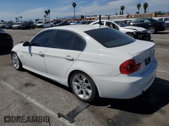 2007 BMW 3 Series 335i with VIN WBAVB735X7PA88427, listed as a Copart auction lot 44646455 with 149,611 mi miles and Salvage title. Bid and sale history available at DreamBid. Image 2.