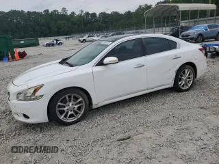 2009 Nissan Maxima SV with VIN 1N4AA51E39C828053, listed as a Copart auction lot 59668185 with 2,318,111 mi miles and Salvage title. Bid and sale history available at DreamBid. Image 1.