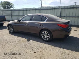 2014 Infiniti Q50 Premium with VIN JN1BV7AR7EM688839, listed as a Copart auction lot 53574965 with 157,861 mi miles and Clean Title. Bid and sale history available at carsss.com. Image 2.
