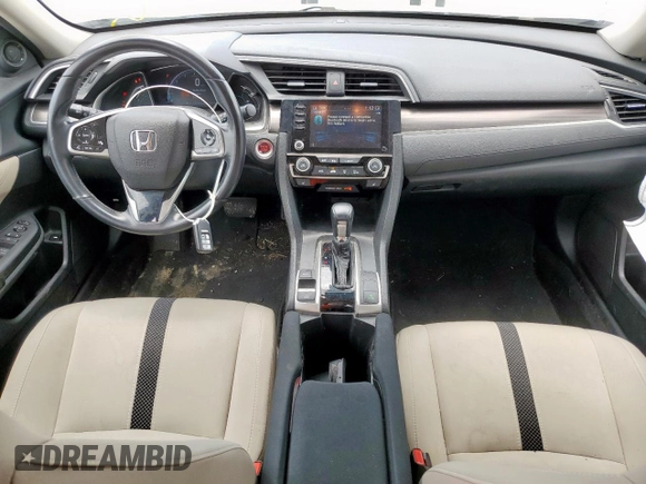 2019 Honda Civic EX z VIN 19XFC1F39KE011159, wystawiony jako Copart lot #58637645 z przebiegiem 42 939 mil mil oraz Szkoda całkowita • Salvage title. Historia ofert i sprzedaży dostępna na DreamBid. Obrazek 8.