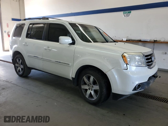 2014 Honda Pilot Touring z VIN 5FNYF4H99EB011079, wystawiony jako Copart lot #57869765 z przebiegiem Nie podano mil oraz Szkoda całkowita • Salvage title. Historia ofert i sprzedaży dostępna na DreamBid. Obrazek 4.