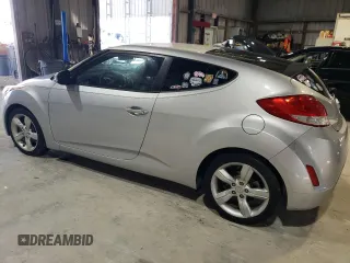 2015 Hyundai Veloster with VIN KMHTC6AD2FU244920, listed as a Copart auction lot 61326855 with 133,141 mi miles and Salvage title. Bid and sale history available at DreamBid. Image 2.