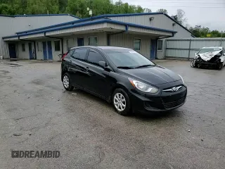 2014 Hyundai Accent GS with VIN KMHCT5AE7EU183520, listed as a Copart auction lot 54299215 with 92,660 mi miles and Salvage title. Bid and sale history available at DreamBid. Image 13.