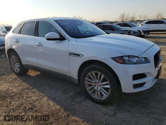 2017 Jaguar F-PACE 20d Prestige with VIN SADCK2BN4HA085821, listed as a Copart auction lot 47063215 with 130,480 mi miles and Clean Title. Bid and sale history available at carsss.com. Image 4.