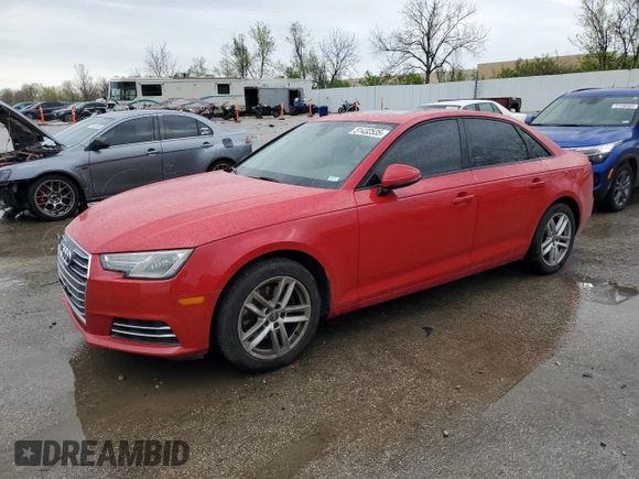 2017 Audi A4 ultra Premium with VIN WAUGMAF48HN070800, listed as a Copart auction lot 51432535 with 124,311 mi miles and Salvage Title. Bid and sale history available at carsss.com. Image 1.
