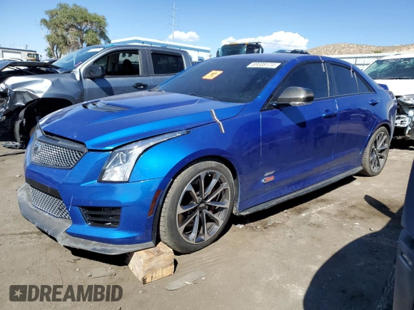 2016 Cadillac ATS-V z VIN 1G6AN5SY8G0158380, wystawiony jako Copart lot #69688174 z przebiegiem 27 879 mil mil oraz Nie do naprawy. Historia ofert i sprzedaży dostępna na DreamBid. Obrazek 1.