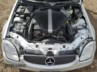 2003 Mercedes-Benz SLK 320 with VIN WDBKK65F83F290023, listed as a Copart auction lot 49598115 with 26,196 mi miles and Salvage title. Bid and sale history available at DreamBid. Image 11.