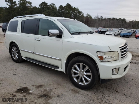 2008 Infiniti QX56 with VIN 5N3AA08C18N911276, listed as a Copart auction lot 77768934 with NaN miles and Salvage Title. Bid and sale history available at carsss.com. Image 4.