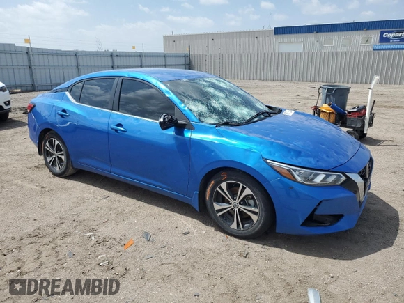 2020 Nissan Sentra SV z VIN 3N1AB8CV0LY252106, wystawiony jako Copart lot #54587125 z przebiegiem 108 839 mil mil oraz Szkoda całkowita • Salvage title. Historia ofert i sprzedaży dostępna na DreamBid. Obrazek 4.