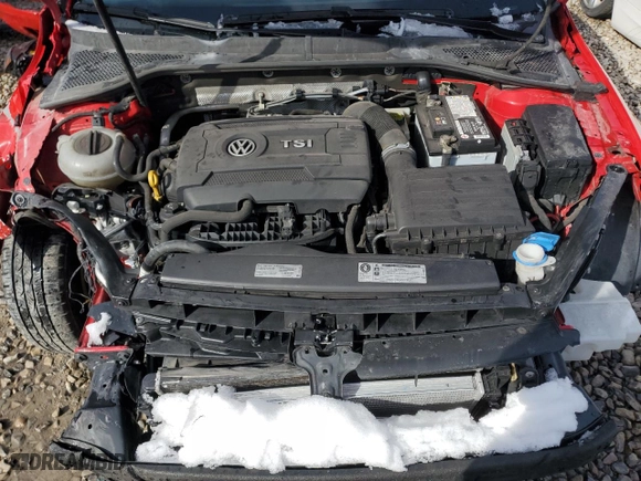 2016 Volkswagen Golf TSI SE with VIN 3VW217AU9GM041943, listed as a Copart auction lot 47987635 with 111,289 mi miles and Salvage Title. Bid and sale history available at carsss.com. Image 11.