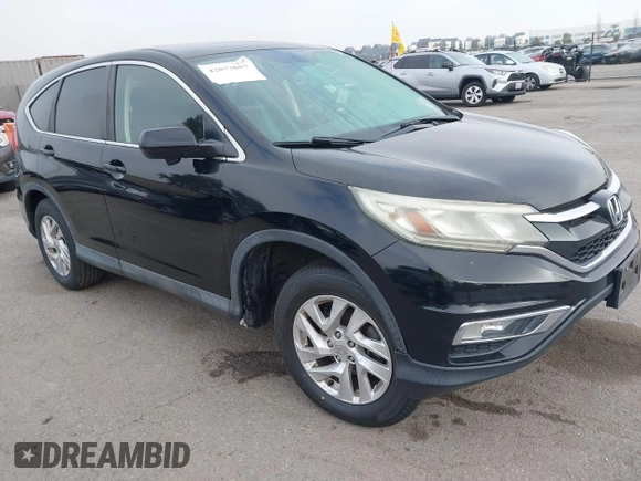 2015 Honda CR-V EX with VIN 2HKRM3H55FH540632, listed as a IAAI auction lot 42073803 with 126,295 mi miles and . Bid and sale history available at carsss.com. Image 1.