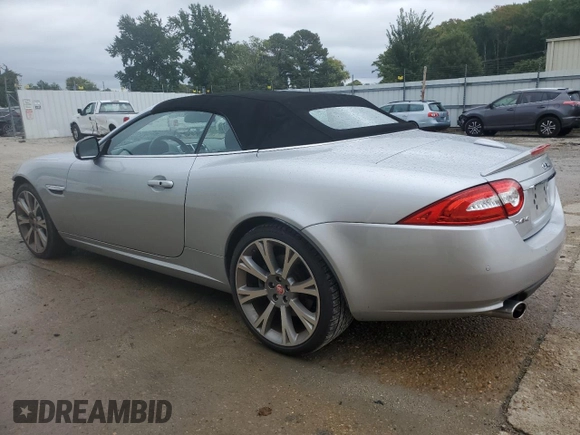 2014 Jaguar XK with VIN SAJWA4GB7ELB54429, listed as a Copart auction lot 72463344 with 72,711 mi miles and Salvage Title. Bid and sale history available at carsss.com. Image 2.