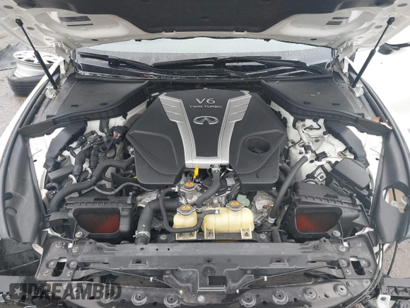 2018 Infiniti Q60 Sport with VIN JN1EV7EK9JM342991, listed as a IAAI auction lot 42485514 with 61,507 mi miles and . Bid and sale history available at DreamBid. Image 10.