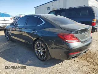 2019 Genesis G70 Dynamic with VIN KMTG34LE6KU015376, listed as a Copart auction lot 83714414 with 44,191 mi miles and Salvage Title. Bid and sale history available at DreamBid. Image 2.