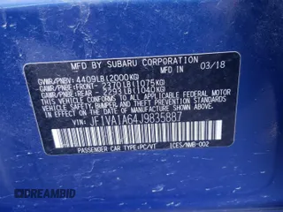 2018 Subaru WRX with VIN JF1VA1A64J9835887, listed as a Copart auction lot 78388214 with 64,497 mi miles and Salvage Title. Bid and sale history available at carsss.com. Image 12.