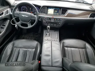 2017 Genesis G80 3.8L with VIN KMHGN4JE3HU172444, listed as a Copart auction lot 55679495 with 101,046 mi miles and Salvage title. Bid and sale history available at DreamBid. Image 8.