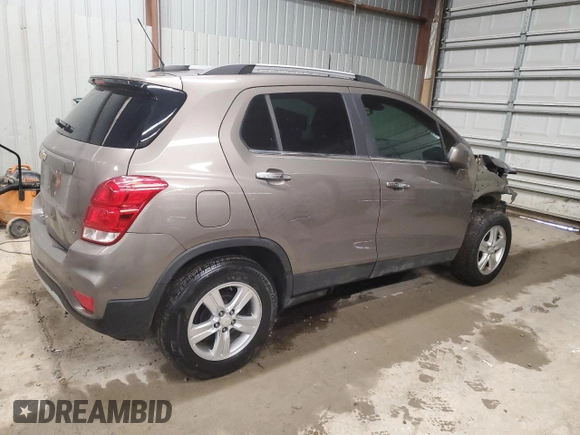 2020 Chevrolet Trax LT with VIN KL7CJLSB2LB348852, listed as a Copart auction lot 52501885 with 58,822 mi miles and Salvage Title. Bid and sale history available at DreamBid. Image 3.