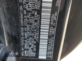 2010 Toyota Prius II with VIN JTDKN3DU1A0206423, listed as a Copart auction lot 48172245 with 193,845 mi miles and Salvage Title. Bid and sale history available at DreamBid. Image 12.