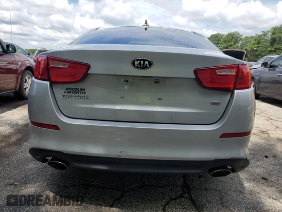 2014 Kia Optima LX with VIN 5XXGM4A70EG301086, listed as a Copart auction lot 61846685 with 157,622 mi miles and Salvage title. Bid and sale history available at DreamBid. Image 6.