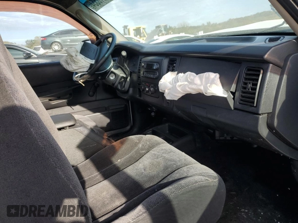 2003 Dodge Dakota with VIN 1D7FL16XX3S353971, listed as a Copart auction lot 77018554 with 0 mi miles and Salvage Title. Bid and sale history available at carsss.com. Image 8.