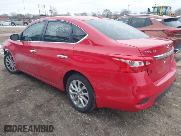 2019 Nissan Sentra SV z VIN 3N1AB7AP9KL607039, wystawiony jako IAAI lot #41245646 z przebiegiem 153 922 mil mil oraz . Historia ofert i sprzedaży dostępna na DreamBid. Obrazek 3.