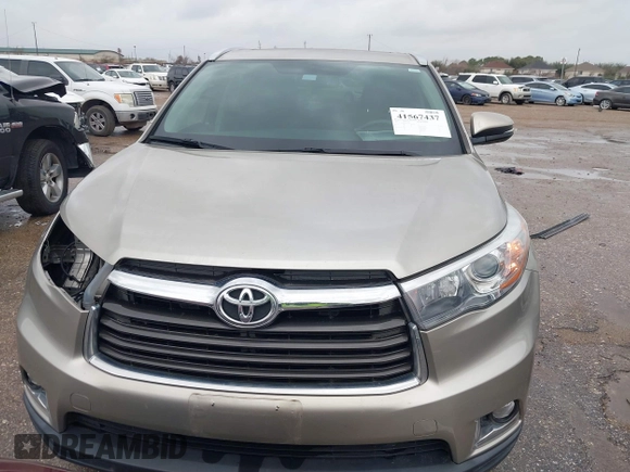 2015 Toyota Highlander Limited z VIN 5TDYKRFH9FS052053, wystawiony jako IAAI lot #41567437 z przebiegiem 42 464 mil mil oraz . Historia ofert i sprzedaży dostępna na DreamBid. Obrazek 6.
