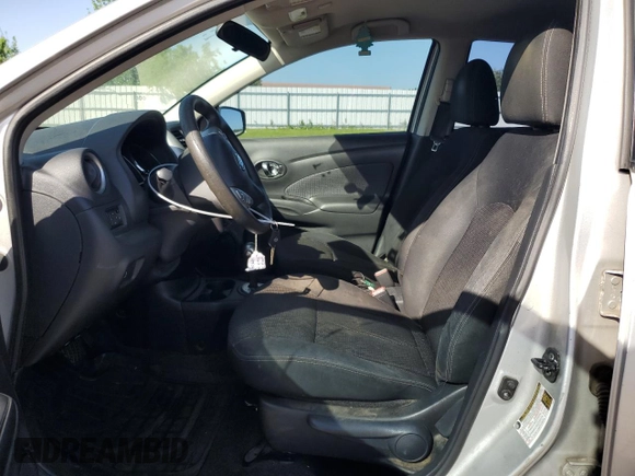 2015 Nissan Versa SV with VIN 3N1CN7AP4FL850523, listed as a Copart auction lot 52056215 with 130,538 mi miles and Salvage Title. Bid and sale history available at carsss.com. Image 7.