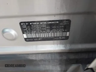 2019 Mitsubishi Eclipse Cross ES с VIN JA4AT3AA1KZ033005, выставлен на аукционе IAAI как лот 42098840 с пробегом 82 977 миль миль и . История ставок и продаж доступна на DreamBid. Изображение 9.