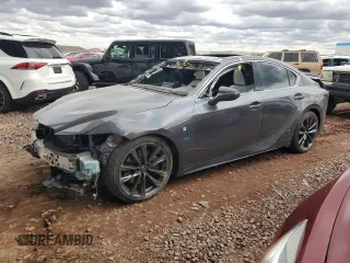 2022 Lexus IS 350 F Sport z VIN JTHGZ1B20N5053346, wystawiony jako Copart lot #48522005 z przebiegiem 65 208 mil mil oraz Szkoda całkowita • Salvage title. Historia ofert i sprzedaży dostępna na DreamBid. Obrazek 1.