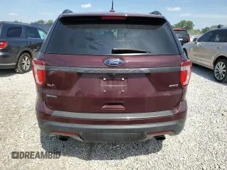 2018 Ford Explorer XLT with VIN 1FM5K8D85JGA96646, listed as a Copart auction lot 57158185 with 90,657 mi miles and Salvage title. Bid and sale history available at DreamBid. Image 6.