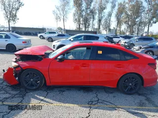 2025 Honda Civic Si with VIN 2HGFE1E55SH470272, listed as a IAAI auction lot 41742861 with 16,942 mi miles and . Bid and sale history available at DreamBid. Image 15.