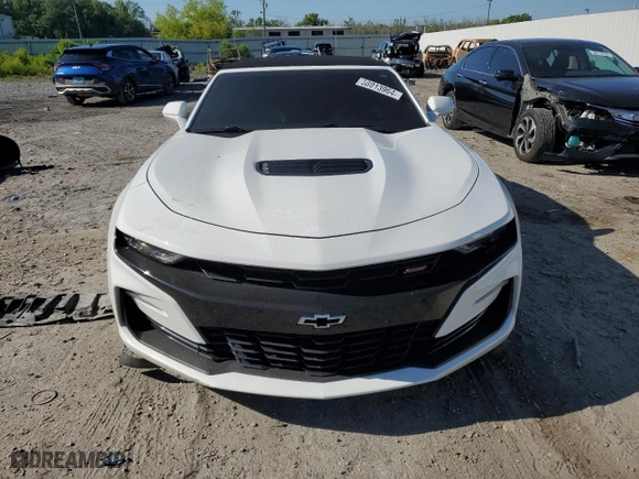 2019 Chevrolet Camaro 2SS with VIN 1G1FH3D74K0129768, listed as a Copart auction lot 58013964 with 52,531 mi miles and Salvage Title. Bid and sale history available at carsss.com. Image 5.