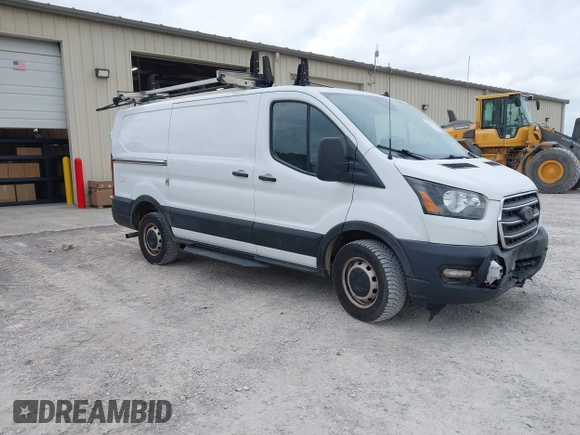 2020 Ford Transit Cargo with VIN 1FTBR1Y87LKA19622, listed as a IAAI auction lot 42479925 with 98,474 mi miles and . Bid and sale history available at DreamBid. Image 1.