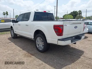2024 Ford F-150 with VIN 1FTFW7LD1RFB88697, listed as a IAAI auction lot 42143029 with 6,996 mi miles and . Bid and sale history available at DreamBid. Image 3.