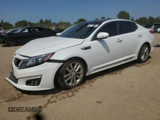 2014 Kia Optima SX Turbo with VIN 5XXGR4A69EG292770, listed as a Copart auction lot 60703465 with 148,171 mi miles and Salvage title. Bid and sale history available at DreamBid. Image 1.