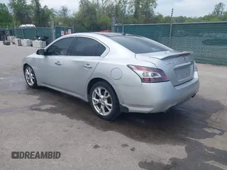 2014 Nissan Maxima S with VIN 1N4AA5AP3EC498006, listed as a IAAI auction lot 42114320 with 162,451 mi miles and . Bid and sale history available at DreamBid. Image 3.