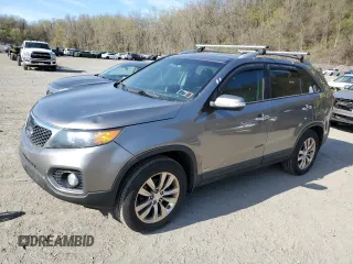 2011 Kia Sorento EX with VIN 5XYKUDA22BG044423, listed as a Copart auction lot 54135475 with 163,699 mi miles and Clean Title. Bid and sale history available at carsss.com. Image 1.