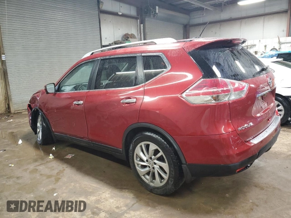 2015 Nissan Rogue SL with VIN 5N1AT2MV0FC762972, listed as a Copart auction lot 50247375 with 142,495 mi miles and Salvage Title. Bid and sale history available at DreamBid. Image 2.