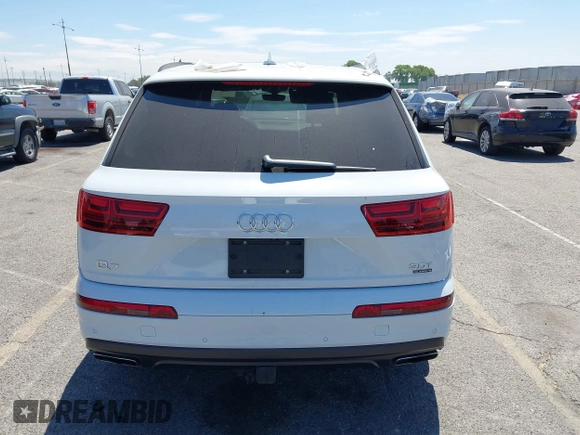 2017 Audi Q7 Prestige with VIN WA1VAAF72HD035098, listed as a IAAI auction lot 42664203 with 49,279 mi miles and . Bid and sale history available at DreamBid. Image 17.