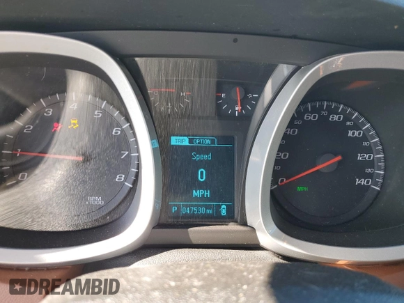2016 Chevrolet Equinox LTZ with VIN 2GNFLGE32G6261555, listed as a Copart auction lot 48196325 with 47,530 mi miles and Salvage Title. Bid and sale history available at carsss.com. Image 9.