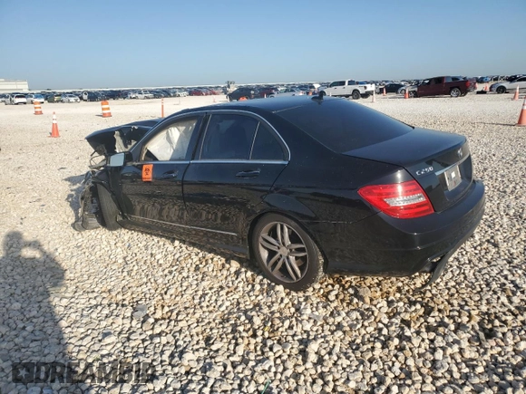 2014 Mercedes-Benz C-Class C 250 Sport with VIN WDDGF4HB0ER310314, listed as a Copart auction lot 52434645 with 0 mi miles and Salvage Title. Bid and sale history available at carsss.com. Image 2.