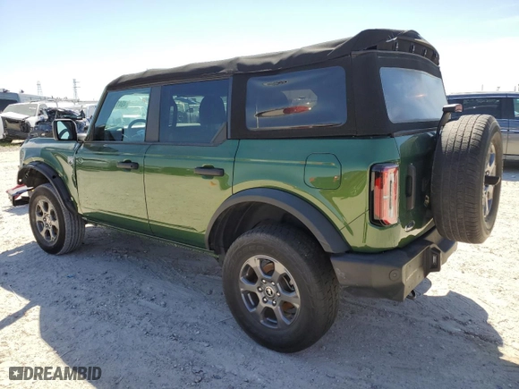 2022 Ford Bronco with VIN 1FMDE5BH8NLB01842, listed as a Copart auction lot 49417425 with 18,662 mi miles and Salvage Title. Bid and sale history available at carsss.com. Image 2.