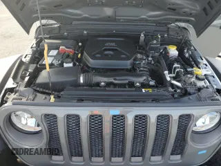 2020 Jeep Wrangler Unlimited Rubicon with VIN 1C4HJXFN9LW156972, listed as a Copart auction lot 50666195 with 13,834 mi miles and Salvage title. Bid and sale history available at DreamBid. Image 12.