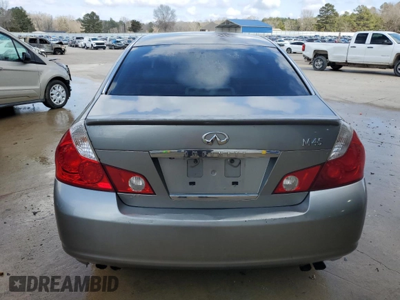 2006 Infiniti M45 Sport with VIN JNKBY01EX6M207345, listed as a Copart auction lot 43529435 with 243,060 mi miles and Clean Title. Bid and sale history available at carsss.com. Image 6.