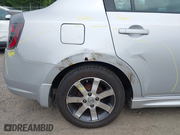 2012 Nissan Sentra SR with VIN 3N1AB6AP6CL771005, listed as a IAAI auction lot 42581704 with 93,104 mi miles and . Bid and sale history available at DreamBid. Image 6.