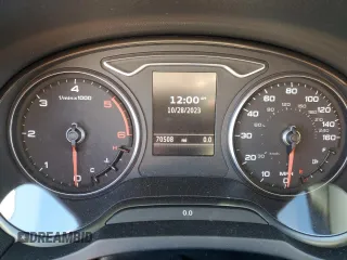 2015 Audi A3 with VIN WAUHJGFF4F1027836, listed as a Copart auction lot 74572223 with 70,508 mi miles and Salvage title. Bid and sale history available at DreamBid. Image 9.